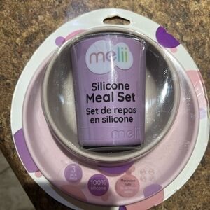 Purple Silicone Meal Set